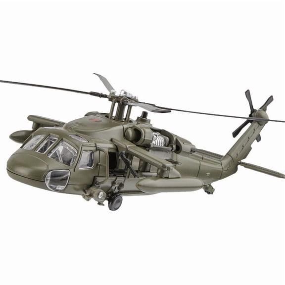 Black Hawk Helicopter Model - 1:64 Scale Alloy Military Helicopter Toy, Detailed Static Display for Aviation Enthusiasts & Collectors