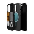 thumbnail image 2 of DistinctInk MagSafe Tough Case for Apple iPhone 14 Pro Max (6.7" Screen) - Ramble On Man - Lightweight Grip, 2 of 6