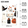 thumbnail image 2 of FORMRS 1-Subject Spiral Notebook 8" x 5" College Ruled 60 Refillable Sheet A5 Hard Cover, 2 Pack, Cartoon Halloween Ghosts, 2 of 7