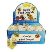 Rite Lite  Plastic Draydel Filled with Chanukah Gelt - Pack Of 24 Multi-color