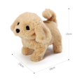 thumbnail image 4 of SUNSIOM Little Puppy Plush Toy Electronic Interactive Toy Barking Stuffed Dog, 4 of 6