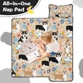 thumbnail image 4 of Corgi Dog and Flower Florals Toddler Nap Mats for Kids Preschool,Sleeping Mat Bag or Kids,Toddler Sleeping Bag,Toddler Nap Mat or Daycare, 4 of 6