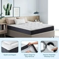 thumbnail image 4 of ELEMUSE Kids 8-Inch Gel Memory Foam Mattress, King, Medium Firm, Pillow Top, 4 of 7