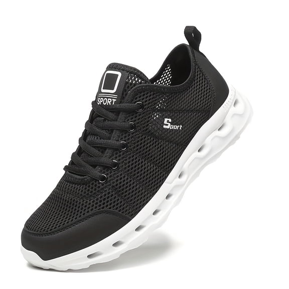 2026 New Versatile Lightweight Mesh Casual Shoes, Low-Top Men's Outdoor Running Shoes,Plus-Size Cross-Border Outdoor Sneakers