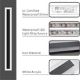 thumbnail image 5 of 67" Light Linear Outdoor Modern LED Wall Light, Waterproof IP65 White Led Wall Mount Lighting Fixture, 5 of 5