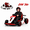 Red, variant on 24V 2x150W Electric Drift Go Kart Ride On Toy, 9AH Battery, 5‑7.5mph, EVA Front Tires, 5‑Point Safety Harness, Bluetooth Music, 110lbs Max Load, Brake & Gas Pedal, for Ages 6+