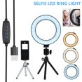 thumbnail image 3 of 2021 Newest  6.0 Dimmable LED Photography Light Selfie LED Beauty Fill Light Desktop Live Flash Bracket Ring Light Set Dimmable Lighting, 3 of 11