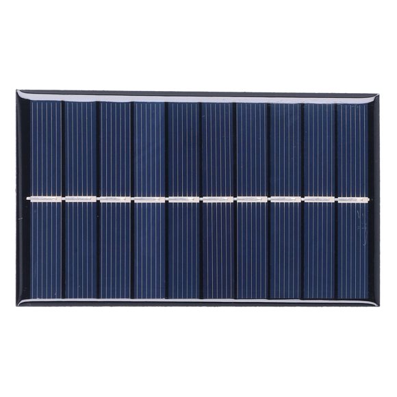 1.2W 5V Class A Polycrystalline Solar Panel, 4.6x2.7inch(117x68mm) Ultra-Thin Lightweight Epoxy Solar Module, High Conversion Rate Wind- Panel Perfect for RVs, Outdoor Camping, Solar Street