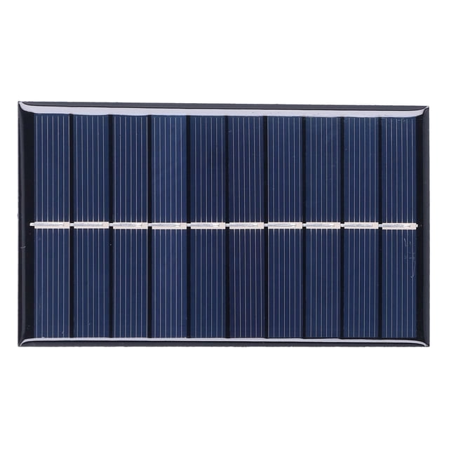 1.2W 5V Class A Polycrystalline Solar Panel, 4.6x2.7inch(117x68mm) Ultra-Thin Lightweight Epoxy Solar Module, High Conversion Rate Wind- Panel Perfect for RVs, Outdoor Camping, Solar Street