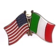 thumbnail image 4 of Pack of 12 Italian Flag Lapel Pins, Italy Crossed Double Friendship Flag Pin, 4 of 4