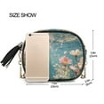 thumbnail image 3 of Womens Casual Chain Shoulder Bag Simple style Pink Flowers and Daisies Crossbody Bag, 3 of 9