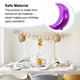 thumbnail image 4 of Paquete de 2 globos de cumpleaños Wosthever material de Papel de aluminio violeta, 4 of 6