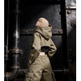 thumbnail image 6 of 1/6 Scale Doll Clothes Streetwear Set - Hoodie, Crop Top & Cargo Pants for 12" Action Figures & BJD Dolls (Olive Green), 6 of 6