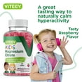 thumbnail image 5 of Viteey Kids Magnesium Gummies, Calm Magnesium Supplements, Raspberry Flavor, 60ct, 5 of 7