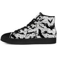 thumbnail image 3 of Aidianart Mens Bat High Top Shoes High Top Canvas Sneakers Size 10, 3 of 5