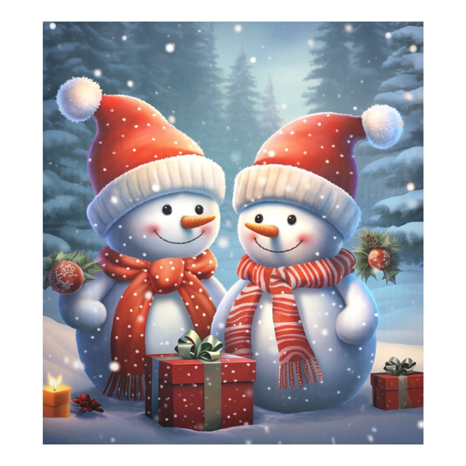 Christmas Snowmans in Winter Dishwasher Magnet Cover Magnetic Dishwasher Refrigerator Sticker Door Home Decorative Art Kitchen Panel Decal 23x26 Inch