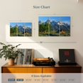 thumbnail image 3 of Elephant Stock Grand Teton Mountains Barn Wall Art - Horizontal Multi Panel Canvas - Living Room Wall Decor - Nature Multi Panel - Green And Blue Decor - 33" x 20", 3 of 4