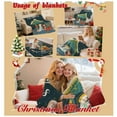 thumbnail image 6 of WEGFTDUOP Christmas Print Blanket Comfortable And Soft Flannel Blanket Merry Christmas Blanket Suitable For Bedroom Sofa Christmas Decoration 130X100cm Blankets And Throws, Bed Blankets, 6 of 7