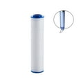 thumbnail image 3 of Filtro de ducha Cartucho de filtro de algodón PP Mini filtro de agua portátil Cartucho de sedimentos PP, 9 cm, Elemento de filtro PP Inevent HA000296-03, 3 of 6