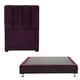 thumbnail image 1 of Box Base Cama Individual + Cabecera Kami Morado, 1 of 8
