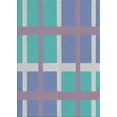 thumbnail image 1 of Ahgly Company Indoor Rectangle Patterned Sky Blue Novelty Area Rugs, 6' x 9', 1 of 6