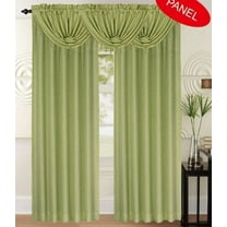 Leah Textured Curtain Panel, 84" Long Draperies, Sage Green, Each Panel Is Sold Separately