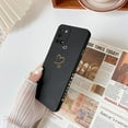 thumbnail image 6 of for Galaxy A21s Case 6.5"(Not fit A21/S21), Cute Bling Plated Gold Love Heart with Anti-Fall Camera Lens Cover Protection Soft Anti-Fingerprint Anti-Dust Phone Case for Galaxy A21S - Brown, 6 of 6