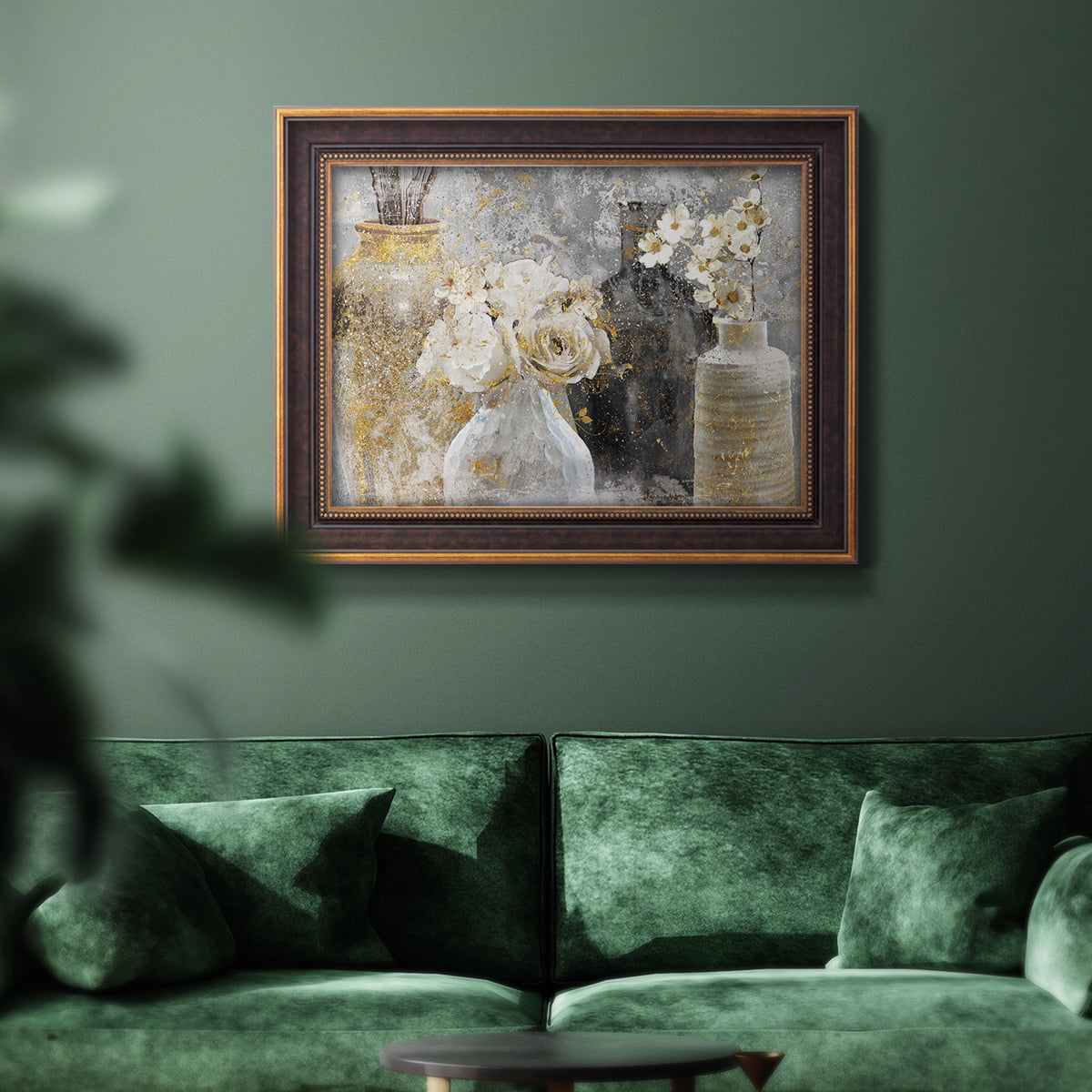 Fleur Couture Premium Framed Canvas- Ready to Hang