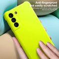 thumbnail image 3 of Funda para teléfono KIOMY Galaxy S21 FE 5G resistente a golpes, verde neón, 3 of 5