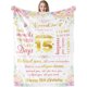 thumbnail image 1 of LHSHID 21st Birthday Blanket Gifts for Her Blanket Flannel Soft and Comfortable Anti static Bed Sofa Blanket 60x80in, 1 of 5