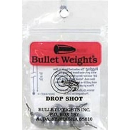 Bullet Weights DS14 Drop Shop 1/4 OZ 6 Piece Clam PK Bass Fishing
