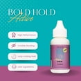 thumbnail image 6 of The Hair Diagram Bold Hold Active Reloaded Strong Hold Invisible Wig Glue for Oily Skin, 1.3oz, 6 of 8