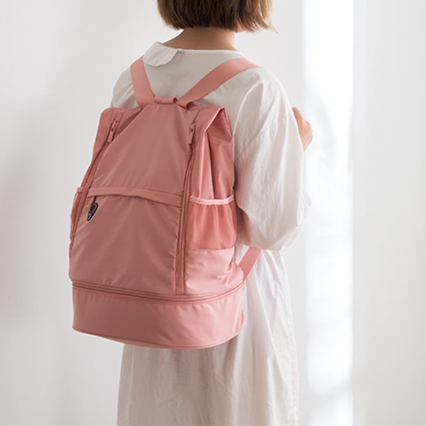 Ganfancp Bolsa de Deporte de Gran Capacidad para Separar Zapatos Secos y Mojados Bolsa de Fitness para Yoga Ofertas Del Día Liquidación 1X Mochila