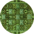 thumbnail image 1 of Ahgly Company Indoor Round Persian Green Traditional Area Rugs, 7' Round, 1 of 1