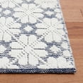 thumbnail image 4 of SAFAVIEH Vermont Orval Geometric Floral Wool Area Rug, Ivory/Navy, 9' x 12', 4 of 9