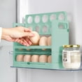 thumbnail image 1 of Isvgxsz Clearance Egg Holder for Refrigerator,3 Layer Auto Flip Egg Container Storage Box for Refrigerator Side Door,30 Count Capacity Egg Box Clear Organizer,Reusable Egg Storage Kitchen Countertop, 1 of 5