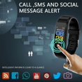 thumbnail image 3 of Fitness Tracker  Heart Rate Monitor Smart Bracelet IP67 Waterproof Built-in Smart Watch with Blood Pressure/Heart Rate Monitor Calorie Counting Pedometer Watch for Android and iOS System, 3 of 8
