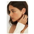 thumbnail image 3 of Pendientes Aretes Xtellar Dorados Diamante En Aro Estrella, 3 of 4