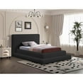 thumbnail image 2 of Meridian Furniture Dane Black Teddy Fabric Twin Bed, 2 of 9