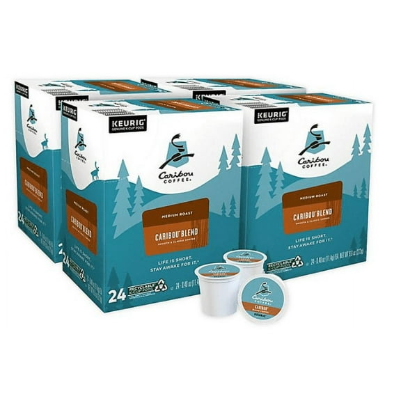 Caribou Coffee Caribou Blend Keurig K-Cup Pods 96-Count