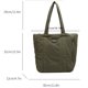 thumbnail image 4 of Bolso Mujer Axila Ligero Simple Hobo Compras Ocio Verde, 4 of 8