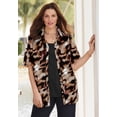thumbnail image 2 of Catherines Women's Plus Size Petite Timeless Short Sleeve Blouse, 2 of 6