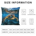 thumbnail image 5 of GOSMITH  Throw Pillow Case Sea Turtles Square Cushion Cover Standard Pillowcase for Men Women Kids Home Decorative Sofa Armchair Bedroom Livingroom, 5 of 5