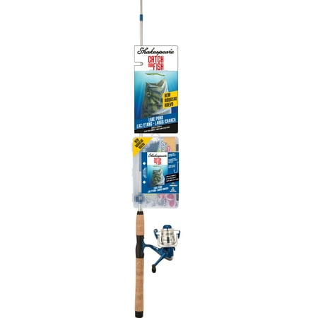 Shakespeare Catch More Fish Lake and Pond Spinning Fishing Combo