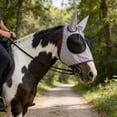 thumbnail image 4 of Equine Fly with Ears for Riding and Pasture Use Breathable Mesh Shield Protector, 4 of 4