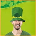 thumbnail image 5 of Kaemgyyd 2 PC St Patricks Day Hat Trendy Patrick Party Green Top Hat with Beard St. Patrick's Day Accessories for Men and Women, 5 of 5