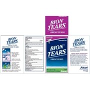 Bion Tears Lubricant Eye Drops, Single-Use Vials - 84 Count