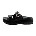 thumbnail image 2 of Vionic Women's Capitola Platform Sandal Black Leather 7.5M, 2 of 8