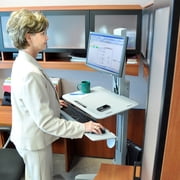 Ergotron WorkFit-C, Single Sit-Stand Mobile Workstation