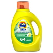 Tide Simply Clean & Fresh HE Liquid Laundry Detergent, Daybreak Fresh Scent, 64 Loads 100 Oz
